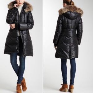 Mackage Aurelia Raccoon Down Jacket Parka Coat